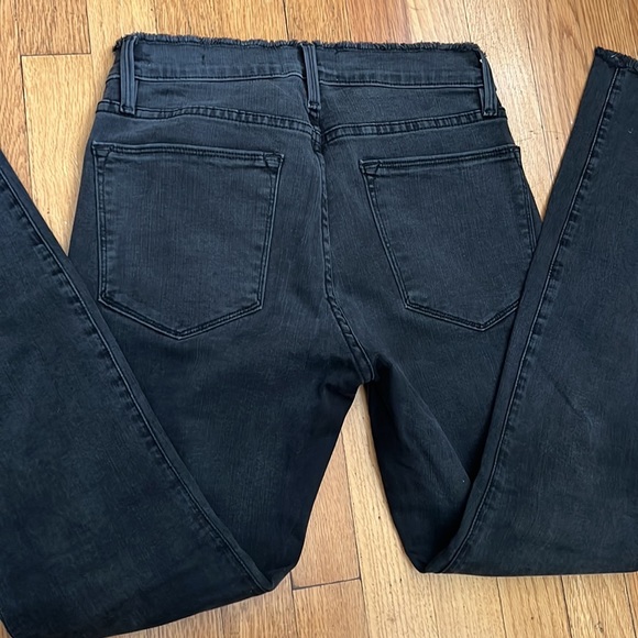 Frame jeans, Le High Skinny, black, sz 27, stretchy - Picture 3 of 6
